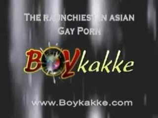 Gay Asian Fuckfest Turns Into Bukkake Session