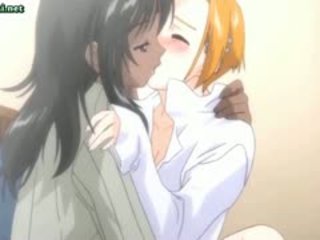 hentai, lesbietė, cumshot