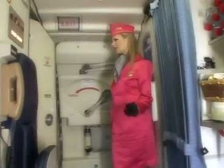 Super aer hostess sugand pilots mare pula