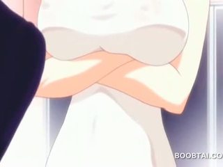 Sexy blondýnka anime panenka fucks boner s obrovský ňadra