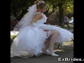 Echt brides upskirts!