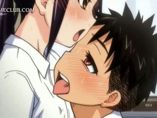 Hentai school babeh cunt teased with a ndilat