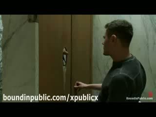 Group of gays in public toilets handjobs and blowjobs
