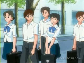 3d Anime Schoolboy Stealing His Dream Girl Undies