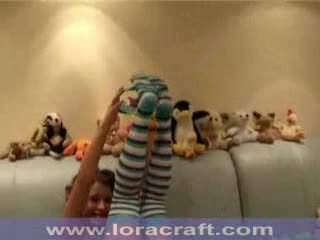 Lora Craft in Home with my toys