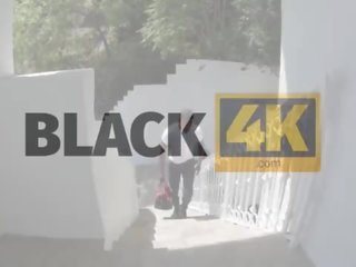 BLACK4K&period; Seductive lady offers black plumber a blowjob and fucking