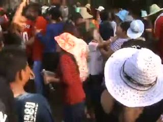 Thailand Village Girls Sizzling Dance In Public- P