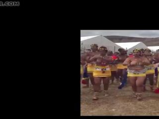 Busty South African Girls Singing and Dancing Topless