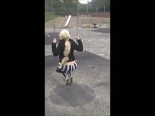 18 year old leggings publik park playing big bokong susu she cams at 18cams,org