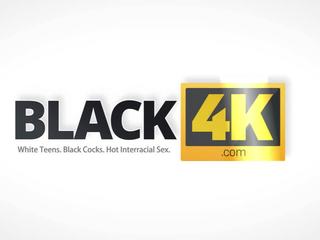 BLACK4K. Black cavalier give cunnilingus then fucks white pussy