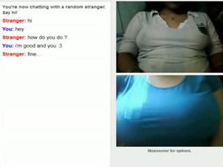 Omegle Teen From Argentina Enjoys My Fake Cam