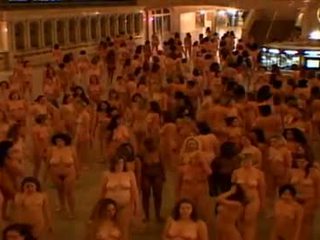 Naked Group Of Girls In Grand Central