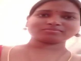 Madurai Tamil Sexy Aunty in Chimmies with Hard Nipples