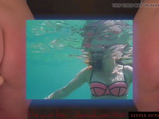 Happy Holiday Underwater Pussy with Butt Plug Pussyplay