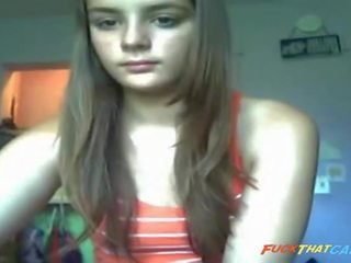 Joven rusa adolescente desnudo en webcam
