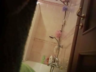 Spy cam in home shower