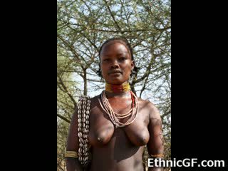 實 非洲的 女孩 從 tribes!