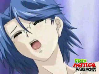 Blue Haired Hentai Bitch In Glasses Ge...